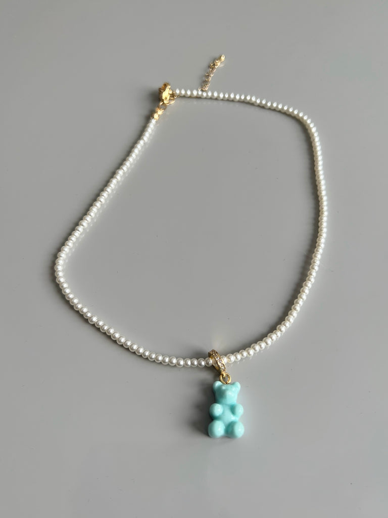 BLUE GUMMY NECKLACE